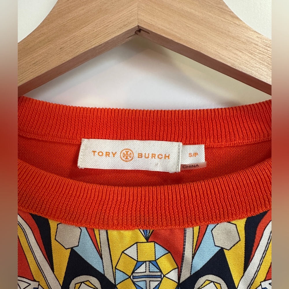 Tory Burch Colorful Geometric Print Top - Size S/M - please read! 🧡Host Pick🧡 - Picture 2 of 5